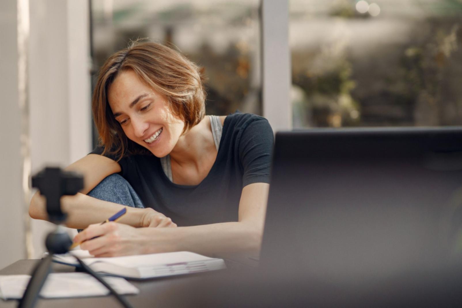 Professional working on financial planning documents